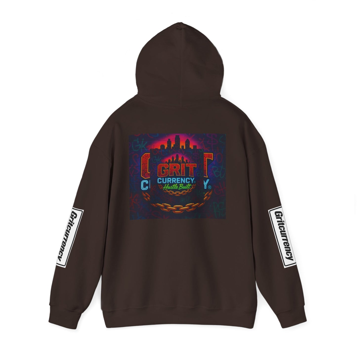 Hooded Sweatshirt with Grit City Design