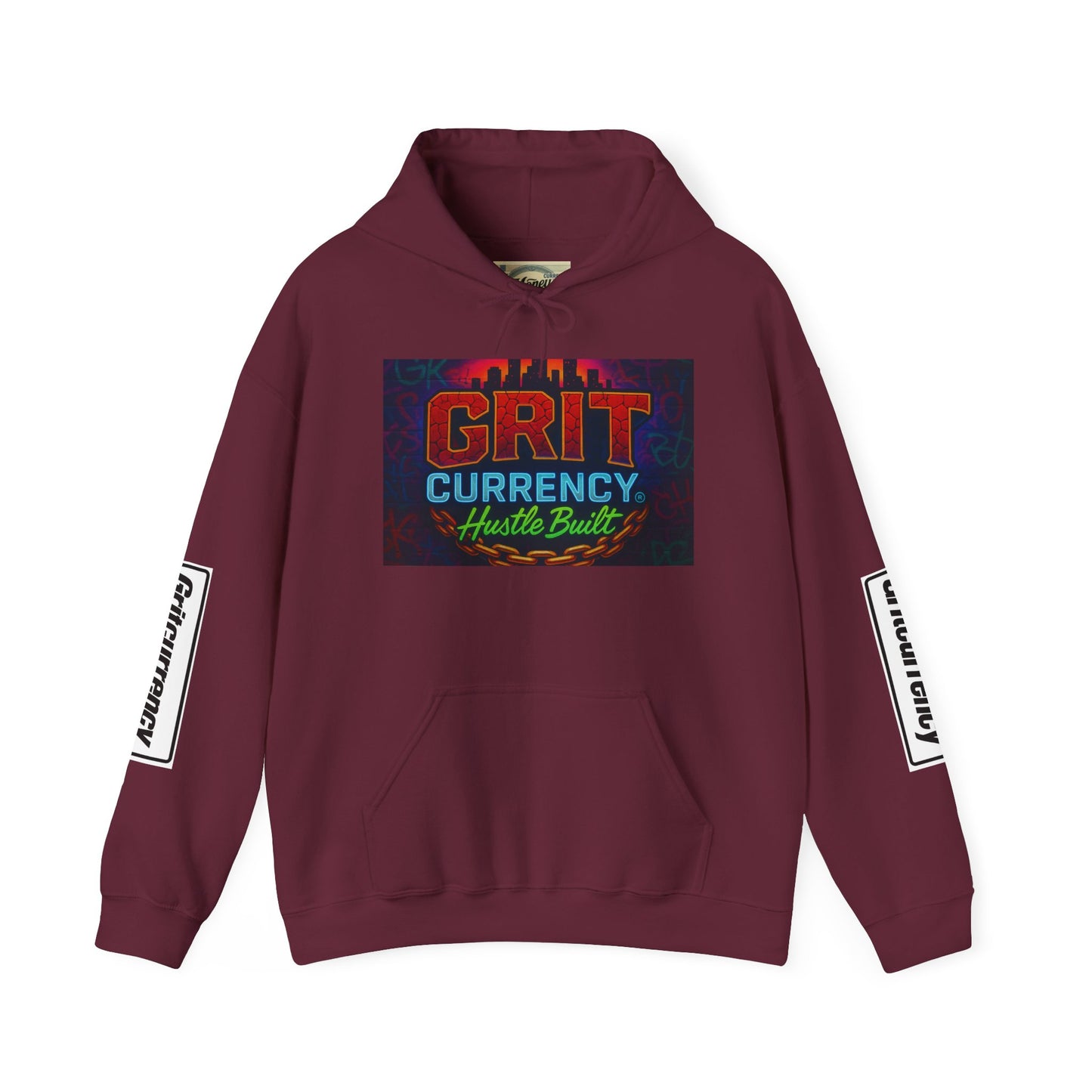 Hooded Sweatshirt with Grit City Design