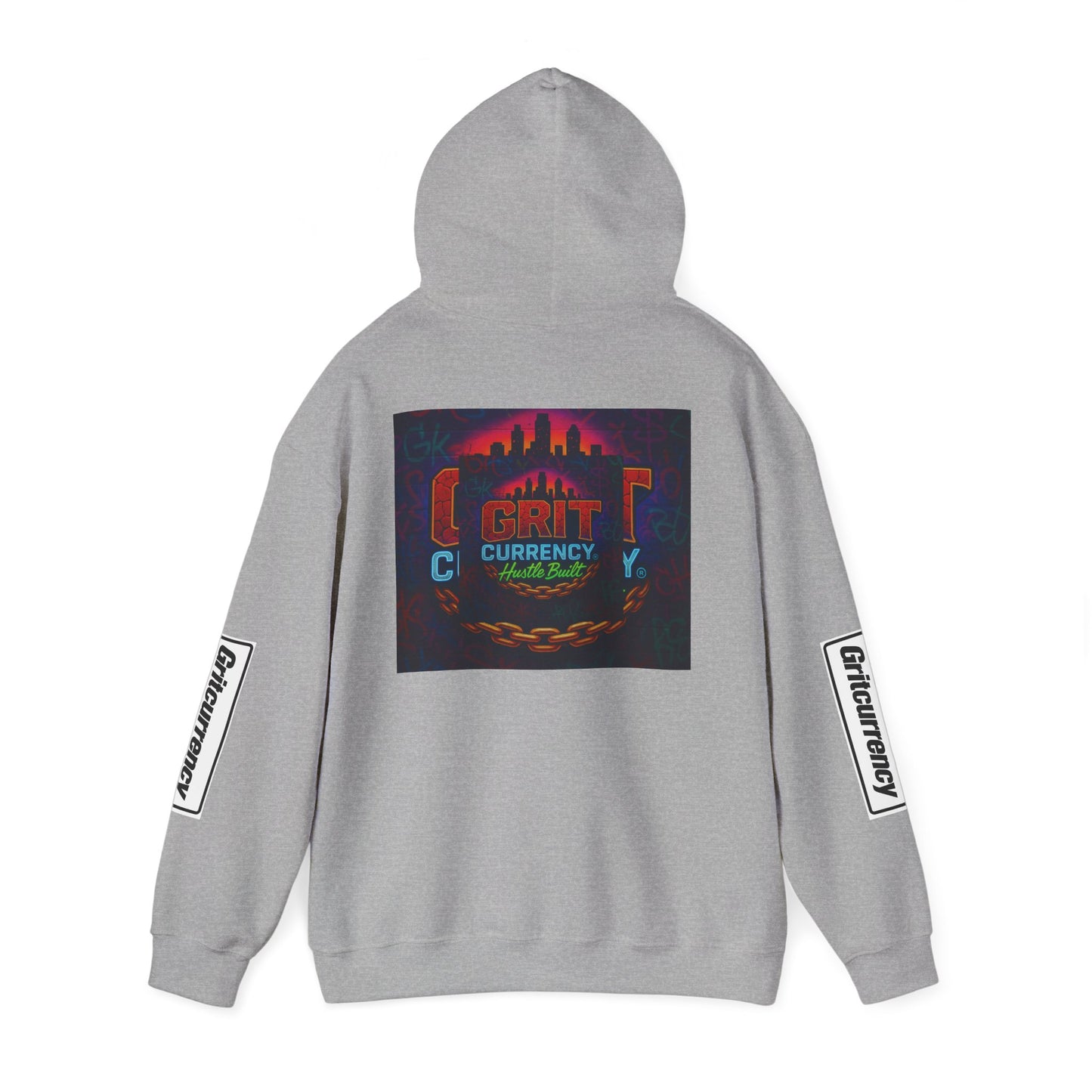 Hooded Sweatshirt with Grit City Design