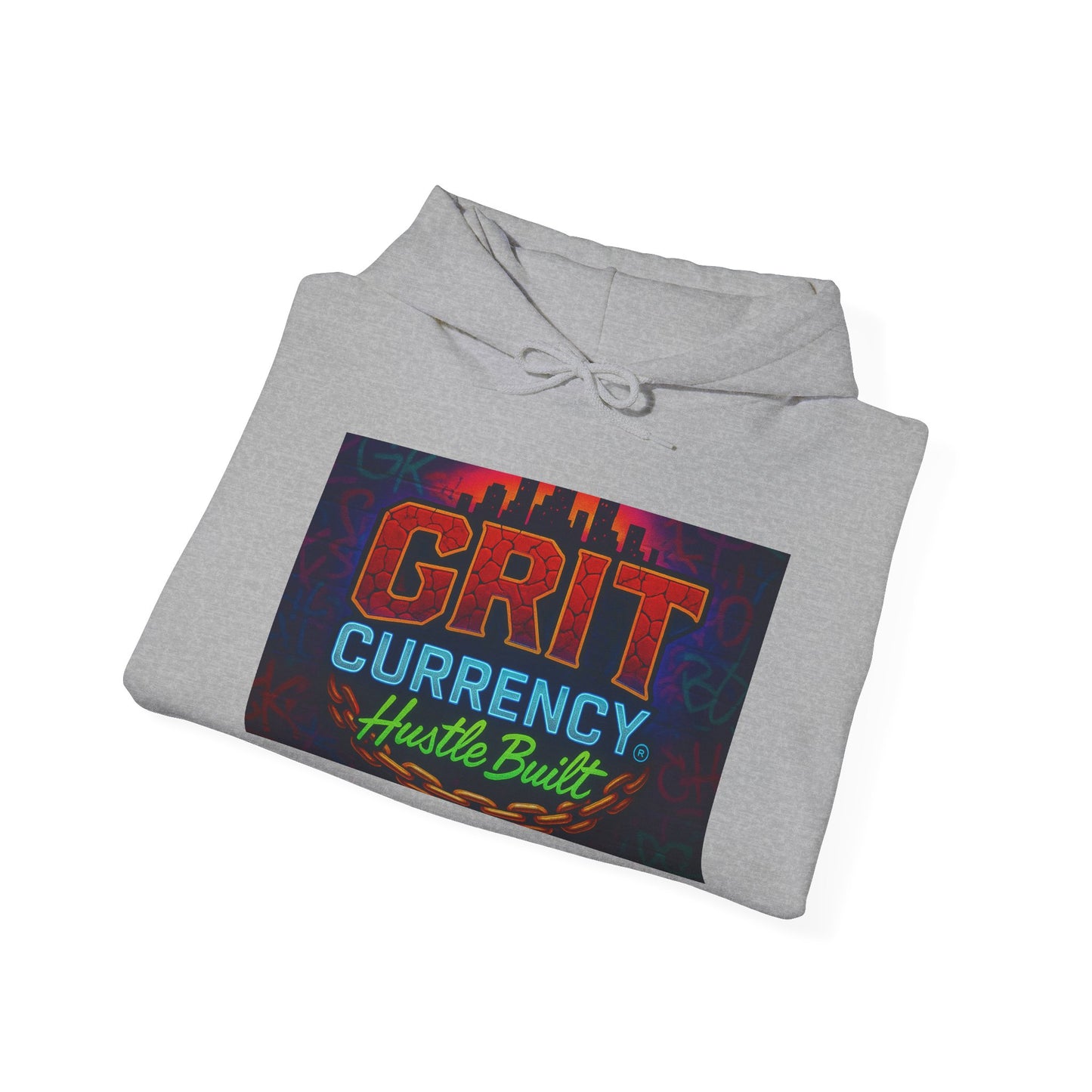 Hooded Sweatshirt with Grit City Design