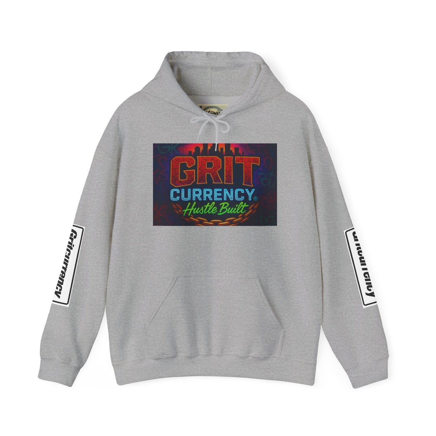 Hooded Sweatshirt with Grit City Design