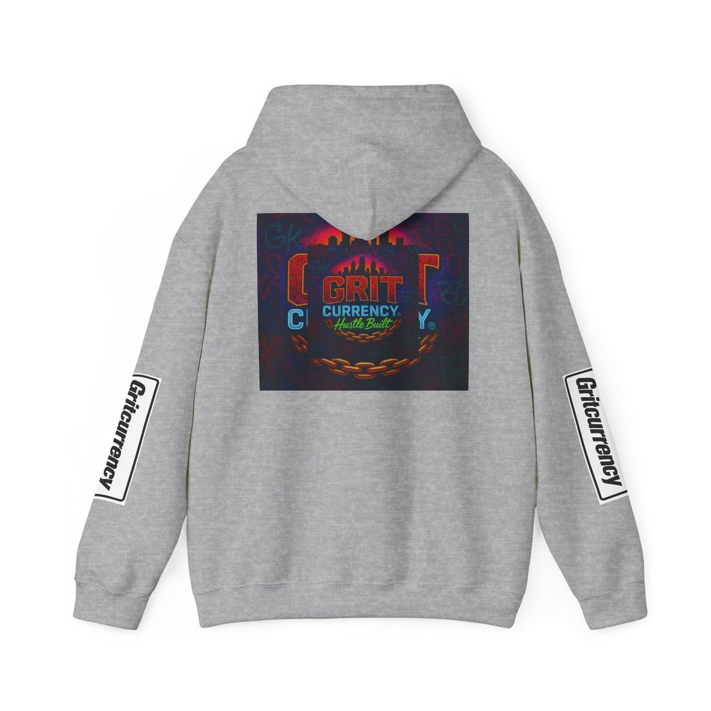 Hooded Sweatshirt with Grit City Design