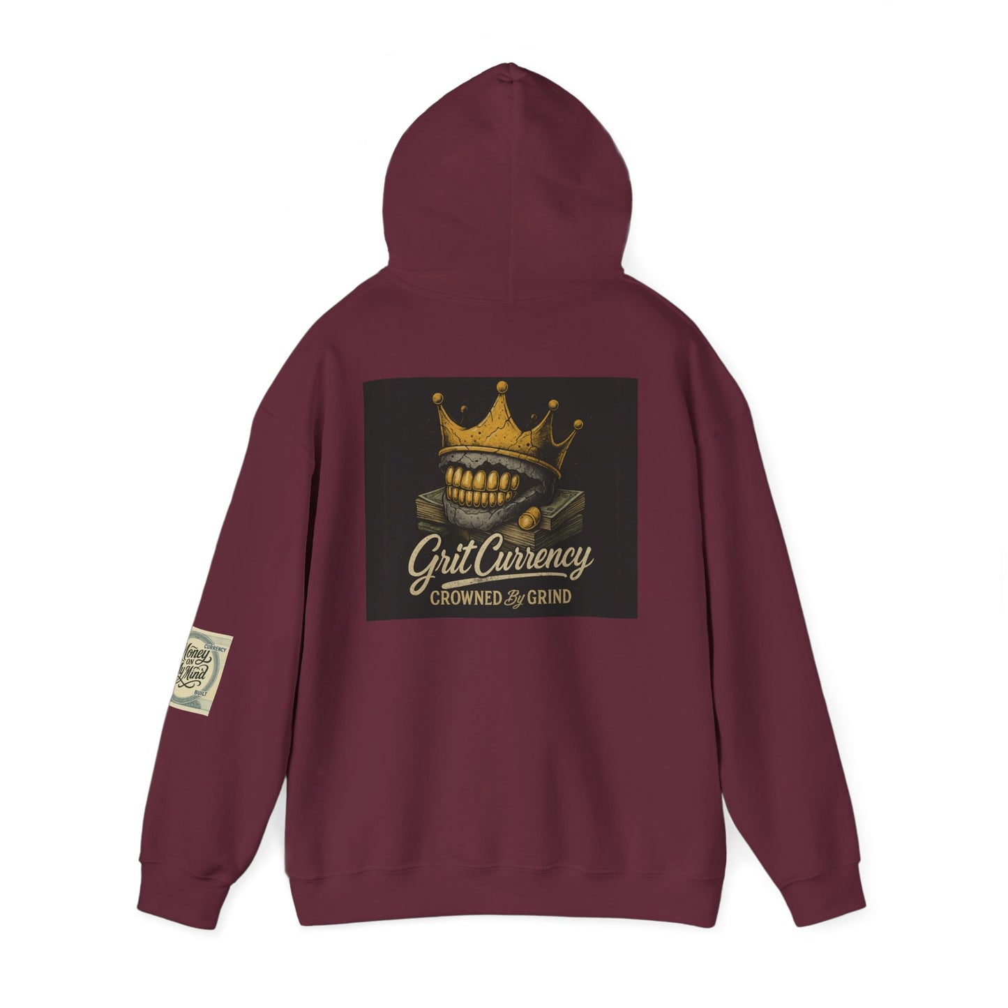 Crowned Grind Sweatshirt - Unisex Heavy Blend™ Hoodie, Streetwear, Cozy Gift, Unique Design, Casual Fashion, Everyday Wear