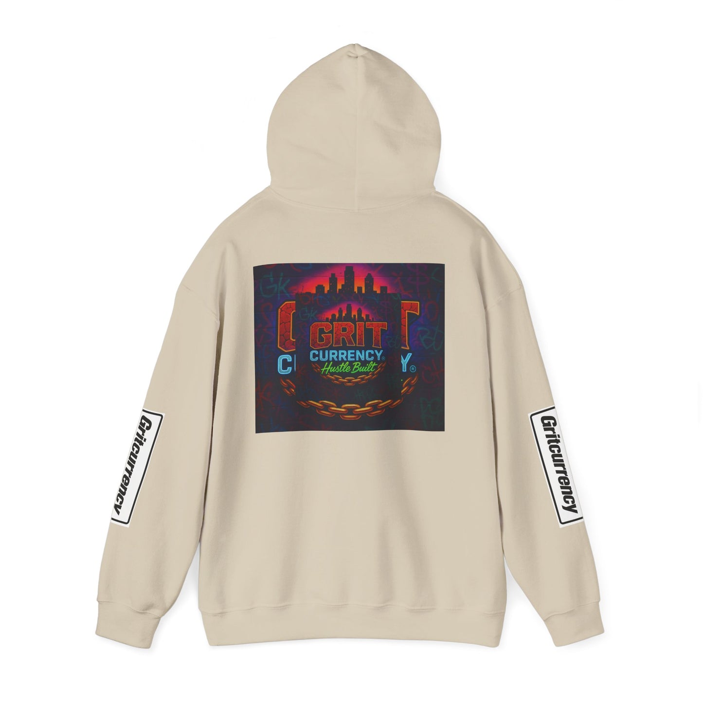 Hooded Sweatshirt with Grit City Design