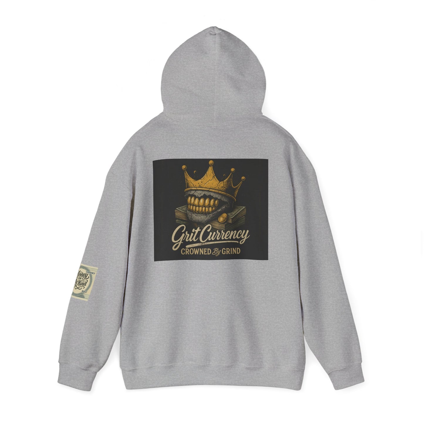Crowned Grind Sweatshirt - Unisex Heavy Blend™ Hoodie, Streetwear, Cozy Gift, Unique Design, Casual Fashion, Everyday Wear