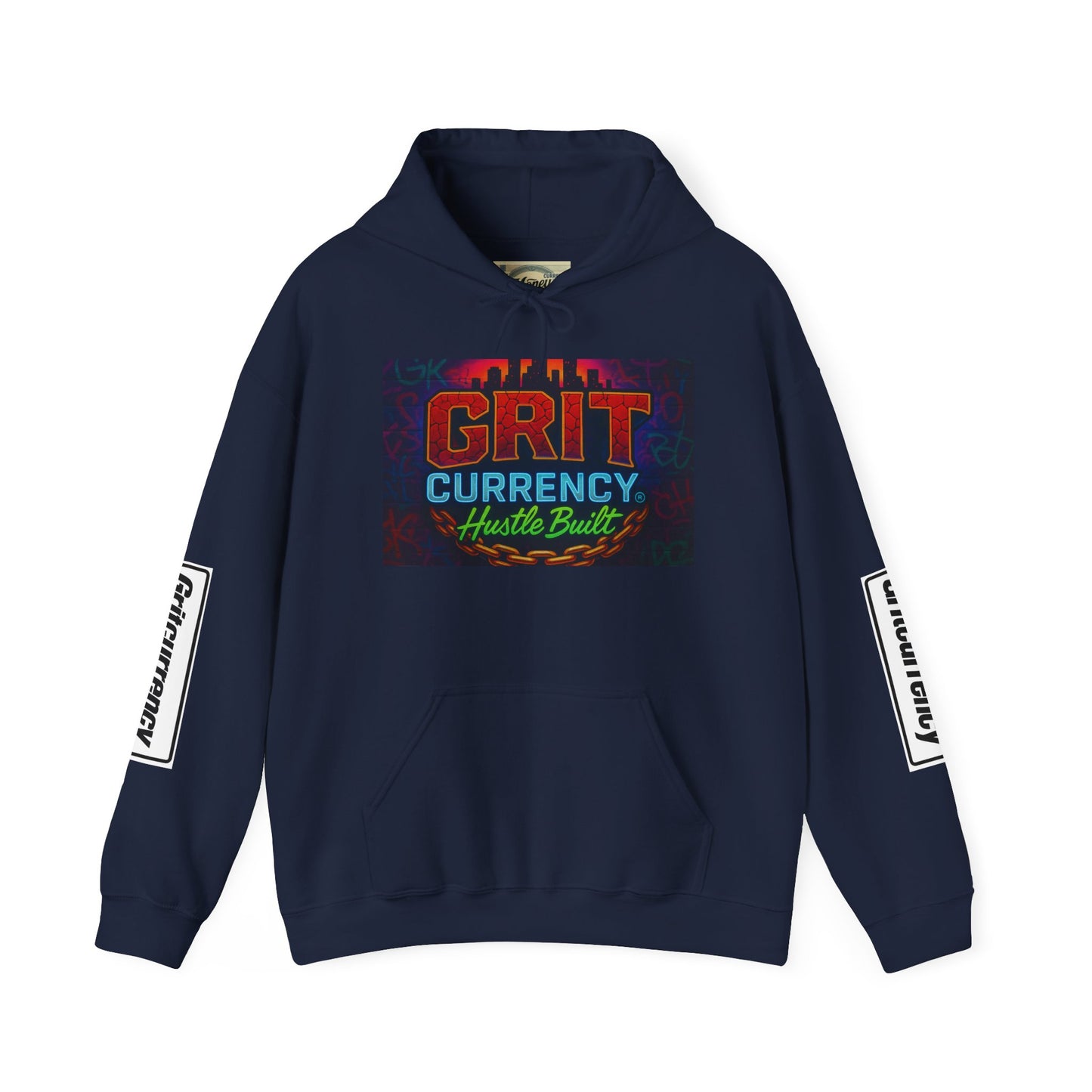 Hooded Sweatshirt with Grit City Design