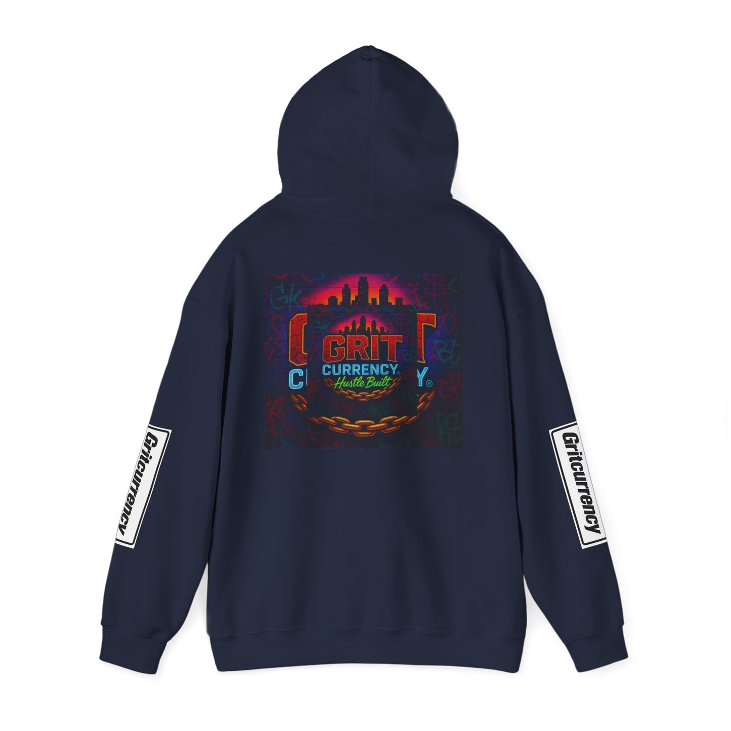 Hooded Sweatshirt with Grit City Design