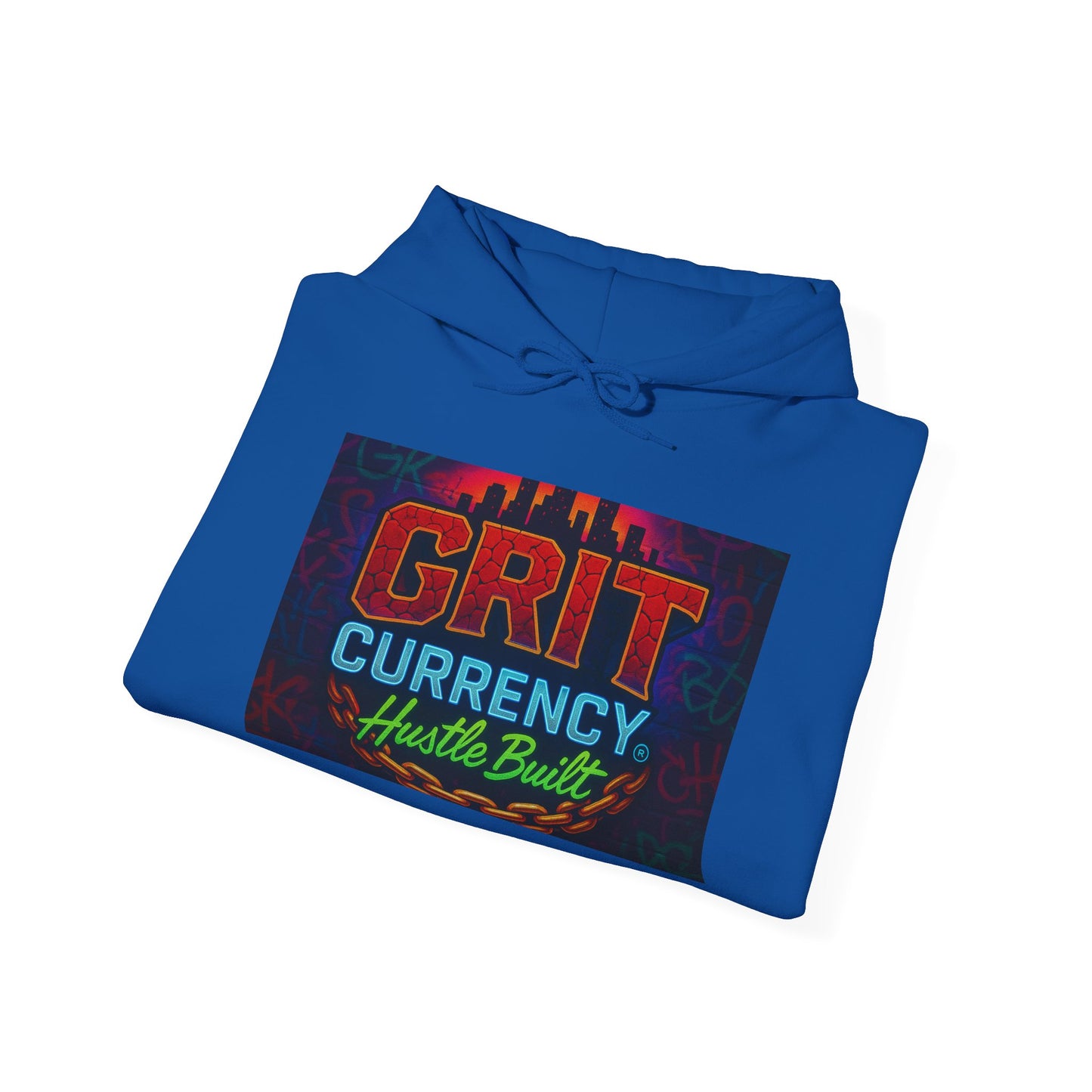 Hooded Sweatshirt with Grit City Design