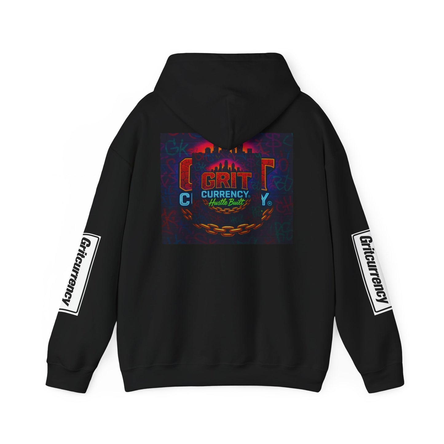 Hooded Sweatshirt with Grit City Design