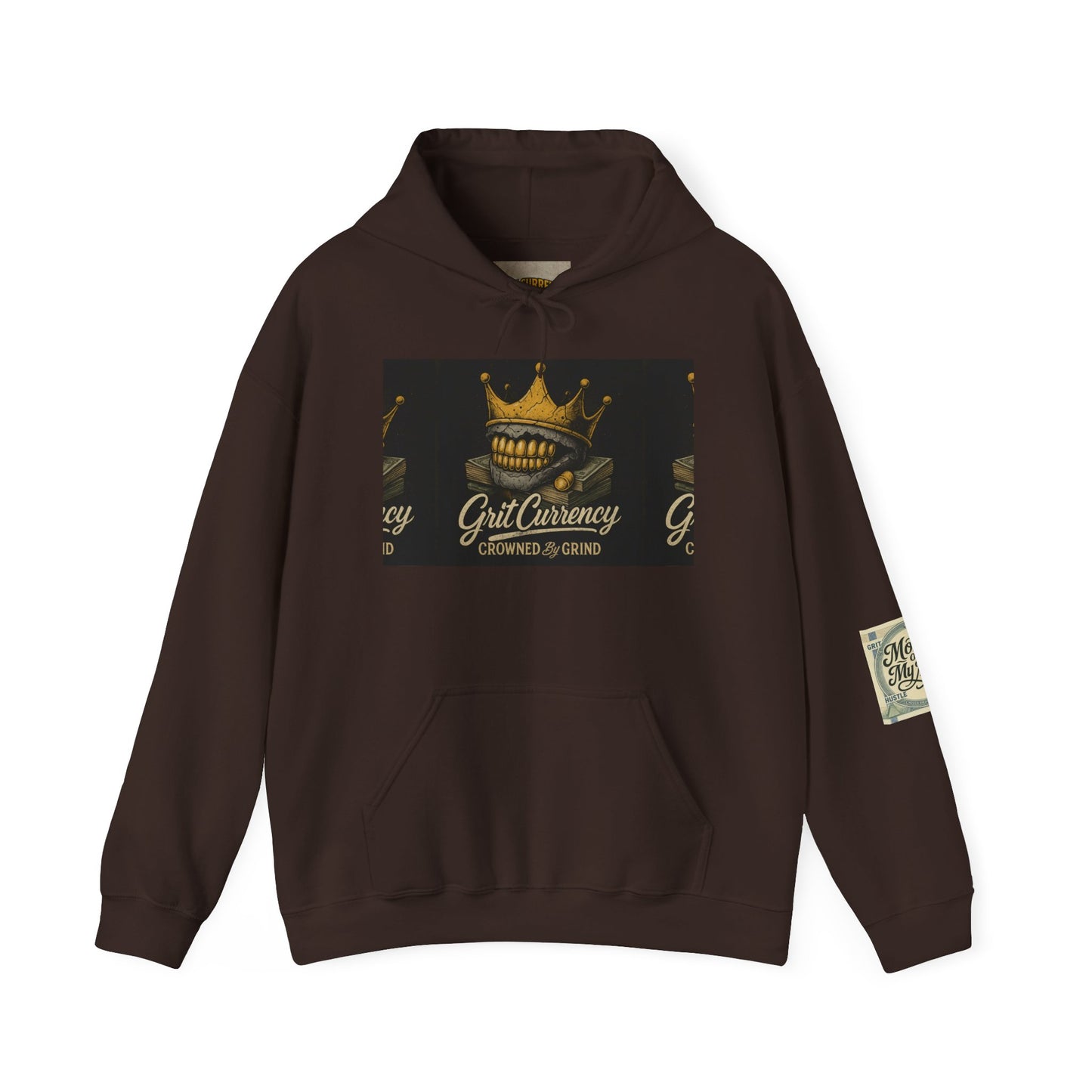 Crowned Grind Sweatshirt - Unisex Heavy Blend™ Hoodie, Streetwear, Cozy Gift, Unique Design, Casual Fashion, Everyday Wear