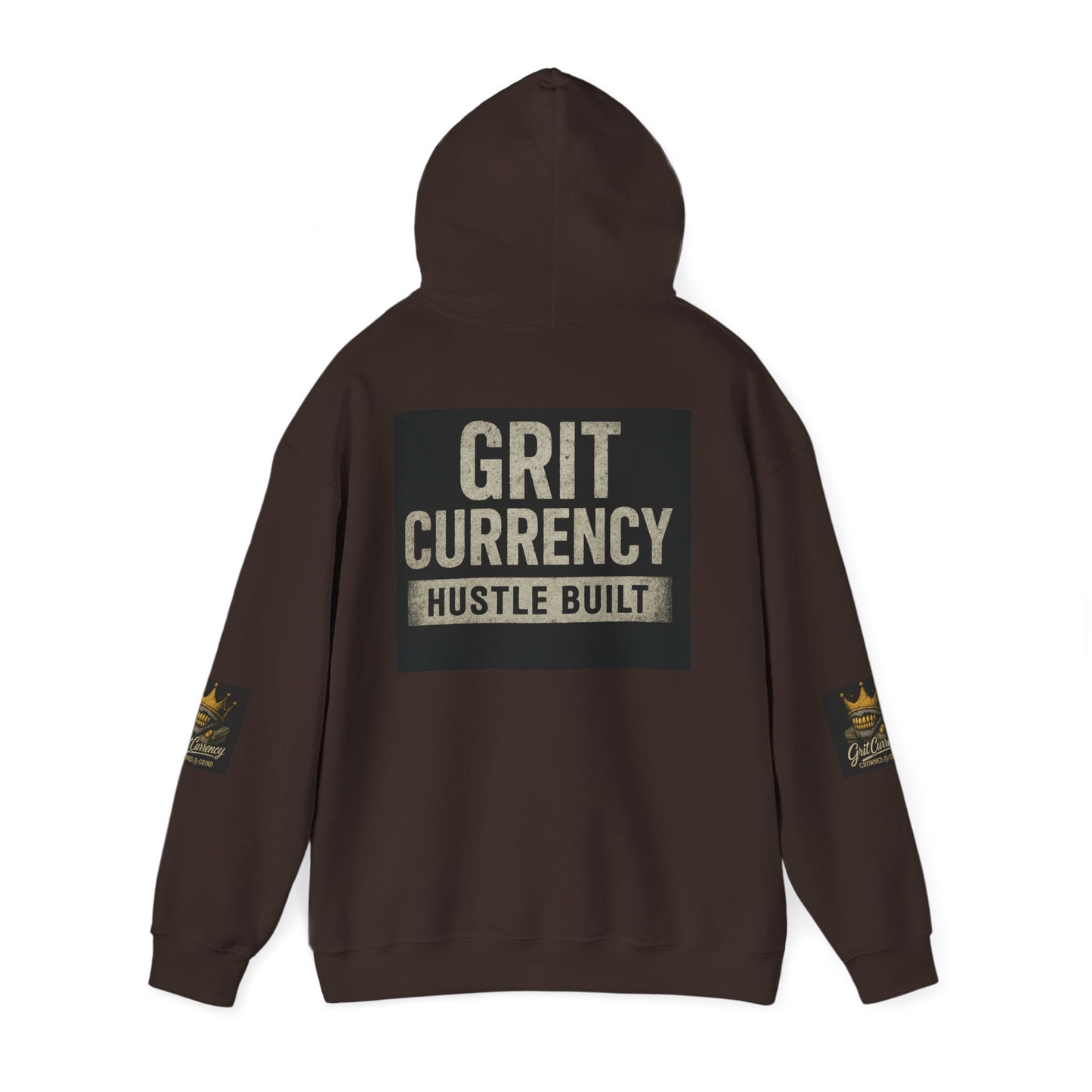 Unisex Grit Currency Sweatshirt - Hustle Built Pullover, Motivational Hoodie, Streetwear Fashion, Gift for Entrepreneurs, Cozy Apparel