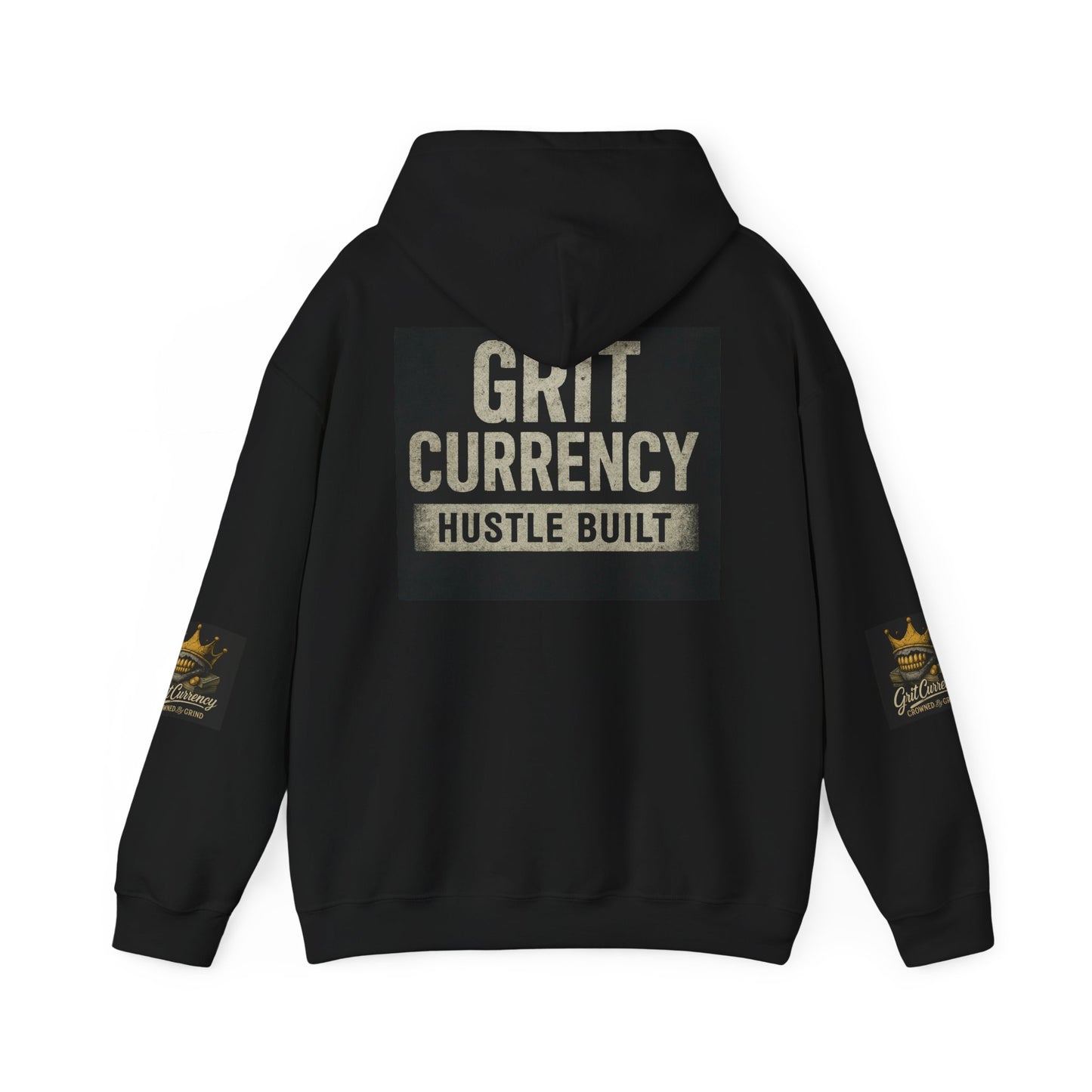 Unisex Grit Currency Sweatshirt - Hustle Built Pullover, Motivational Hoodie, Streetwear Fashion, Gift for Entrepreneurs, Cozy Apparel