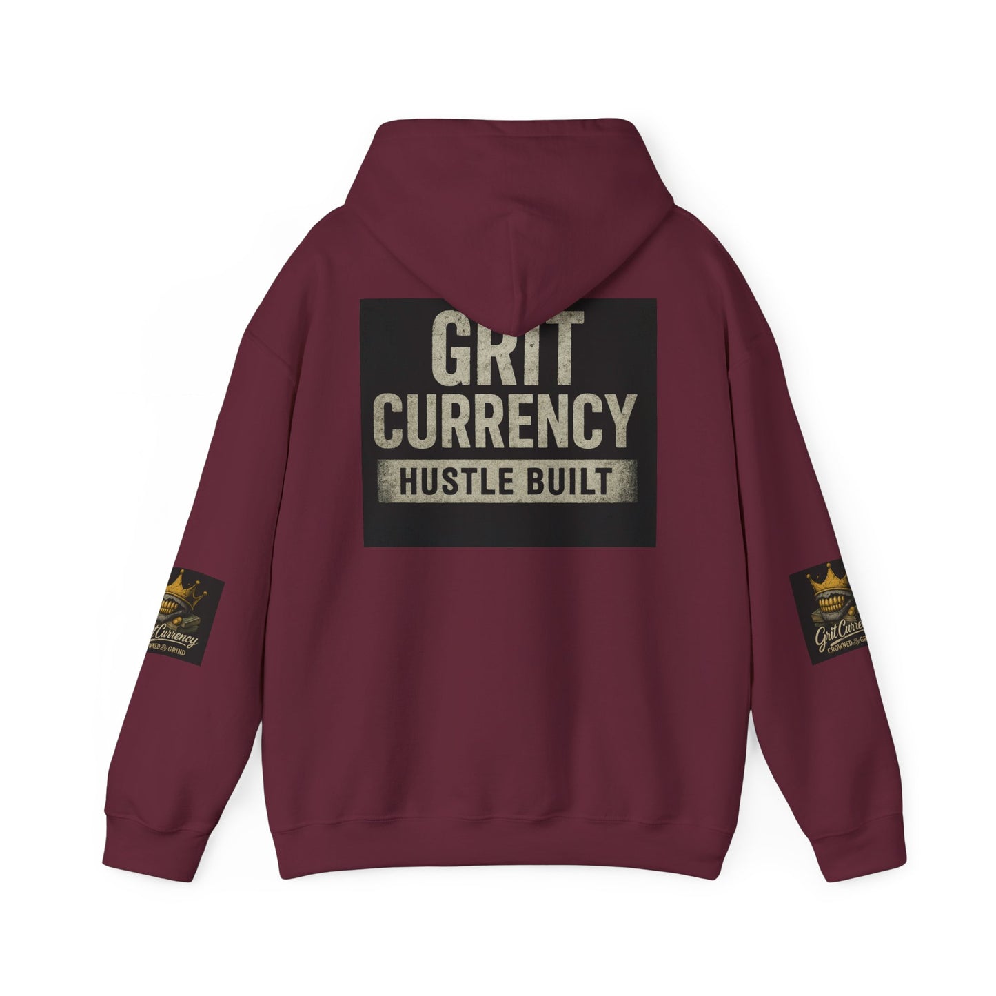 Unisex Grit Currency Sweatshirt - Hustle Built Pullover, Motivational Hoodie, Streetwear Fashion, Gift for Entrepreneurs, Cozy Apparel