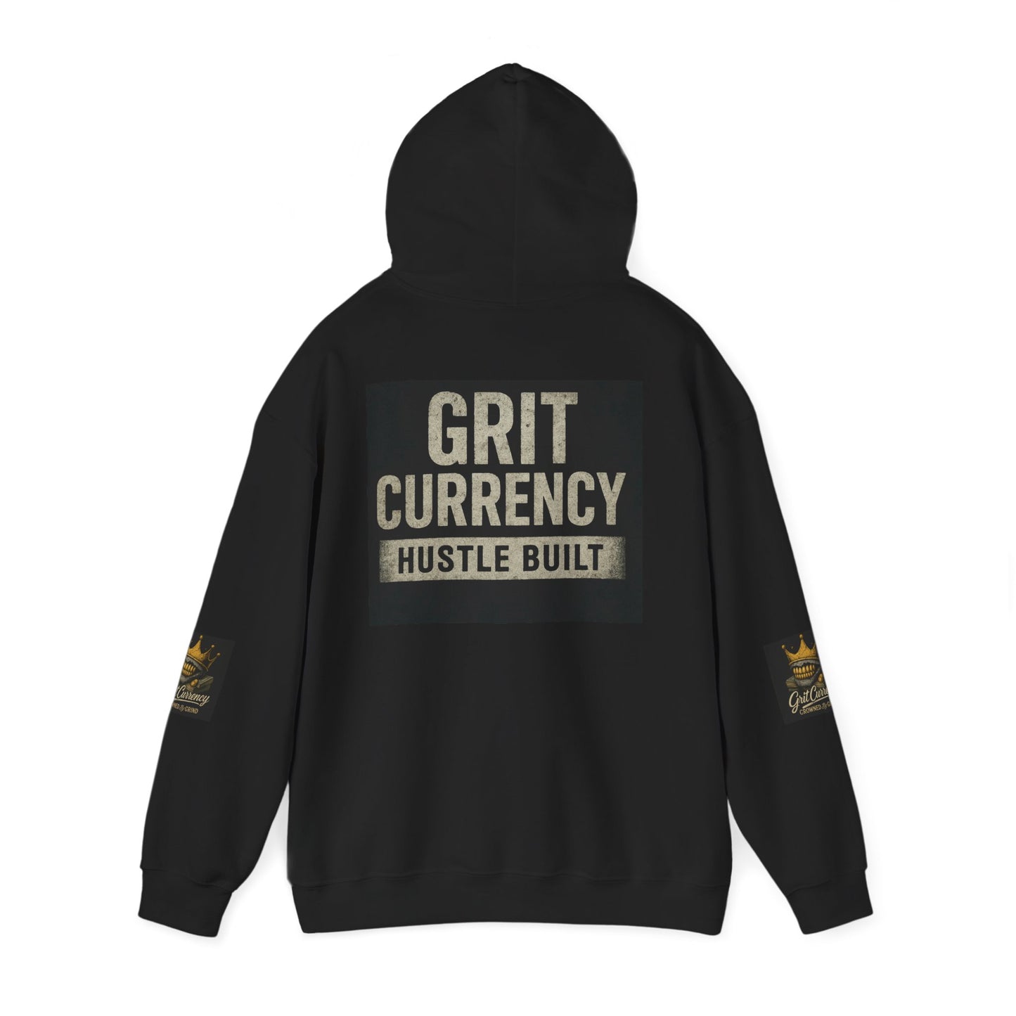 Unisex Grit Currency Sweatshirt - Hustle Built Pullover, Motivational Hoodie, Streetwear Fashion, Gift for Entrepreneurs, Cozy Apparel