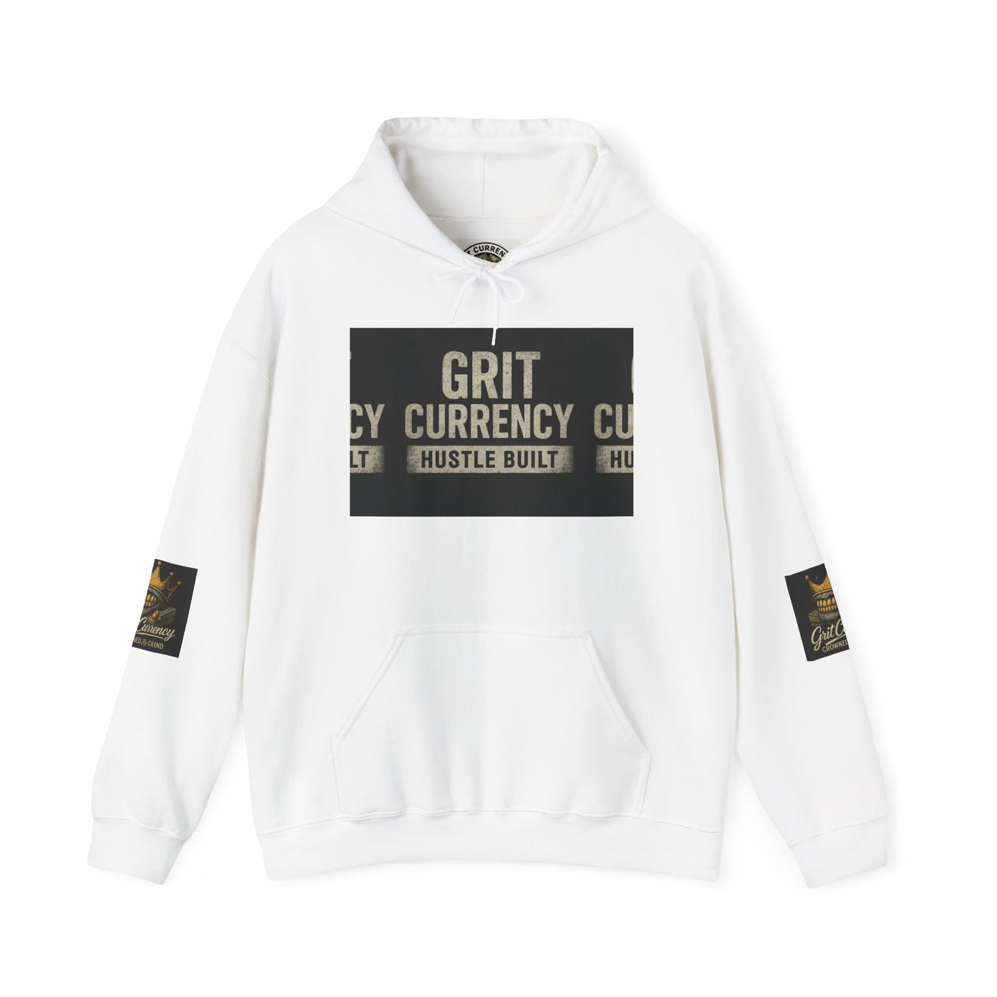Unisex Grit Currency Sweatshirt - Hustle Built Pullover, Motivational Hoodie, Streetwear Fashion, Gift for Entrepreneurs, Cozy Apparel
