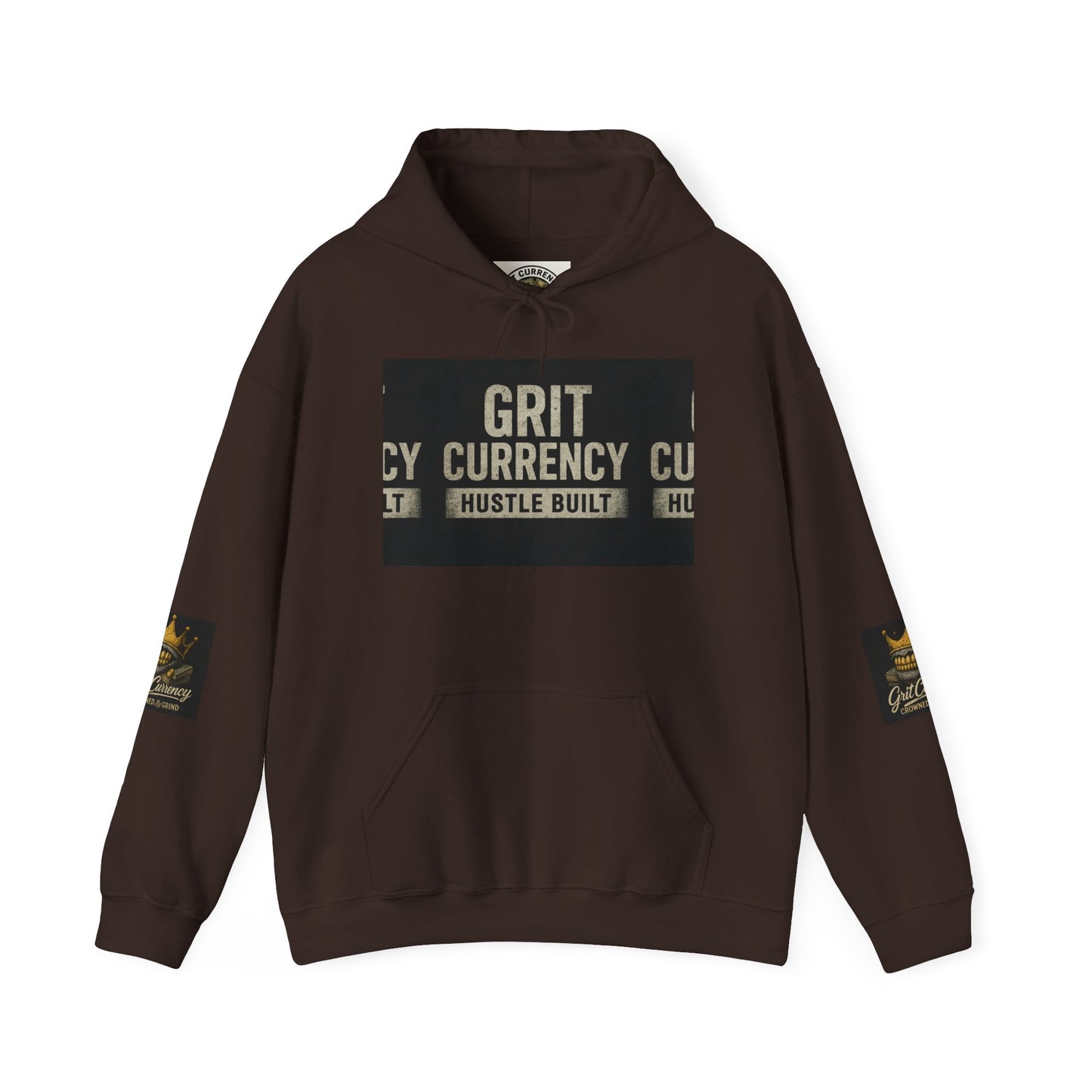 Unisex Grit Currency Sweatshirt - Hustle Built Pullover, Motivational Hoodie, Streetwear Fashion, Gift for Entrepreneurs, Cozy Apparel