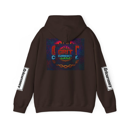 Hooded Sweatshirt with Grit City Design
