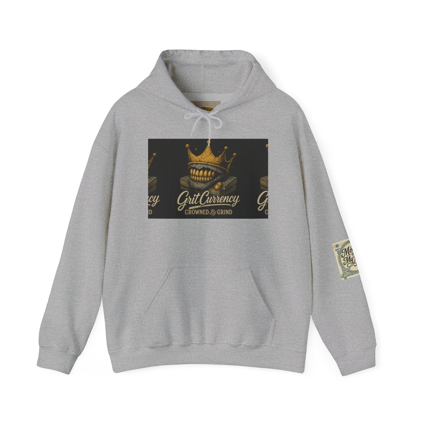Crowned Grind Sweatshirt - Unisex Heavy Blend™ Hoodie, Streetwear, Cozy Gift, Unique Design, Casual Fashion, Everyday Wear