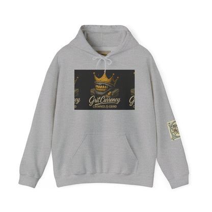 Crowned Grind Sweatshirt - Unisex Heavy Blend™ Hoodie, Streetwear, Cozy Gift, Unique Design, Casual Fashion, Everyday Wear