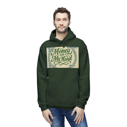 Unisex Hooded Sweatshirt with 'Money on My Mind' Design, Cozy Fashion for Hustlers, Gift for Entrepreneurs, Casual Wear, Motivational [...]