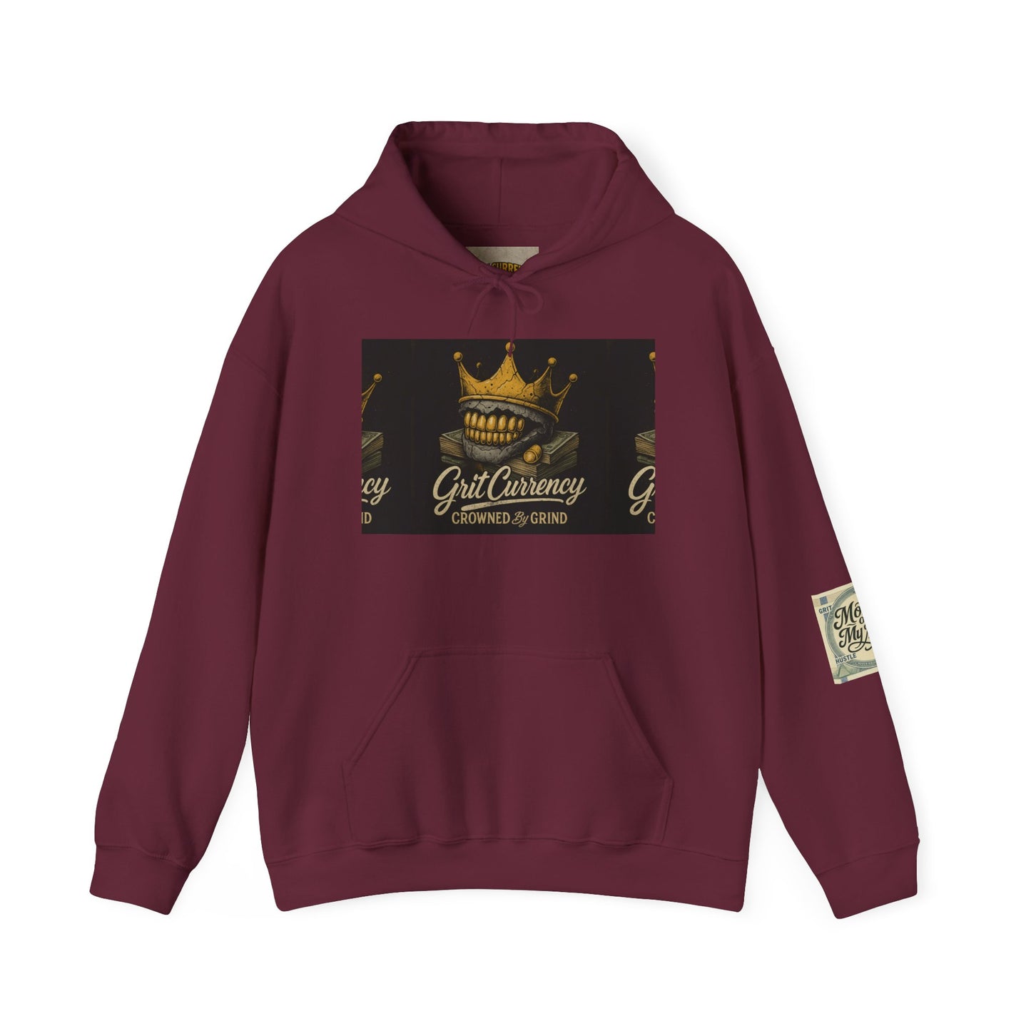 Crowned Grind Sweatshirt - Unisex Heavy Blend™ Hoodie, Streetwear, Cozy Gift, Unique Design, Casual Fashion, Everyday Wear