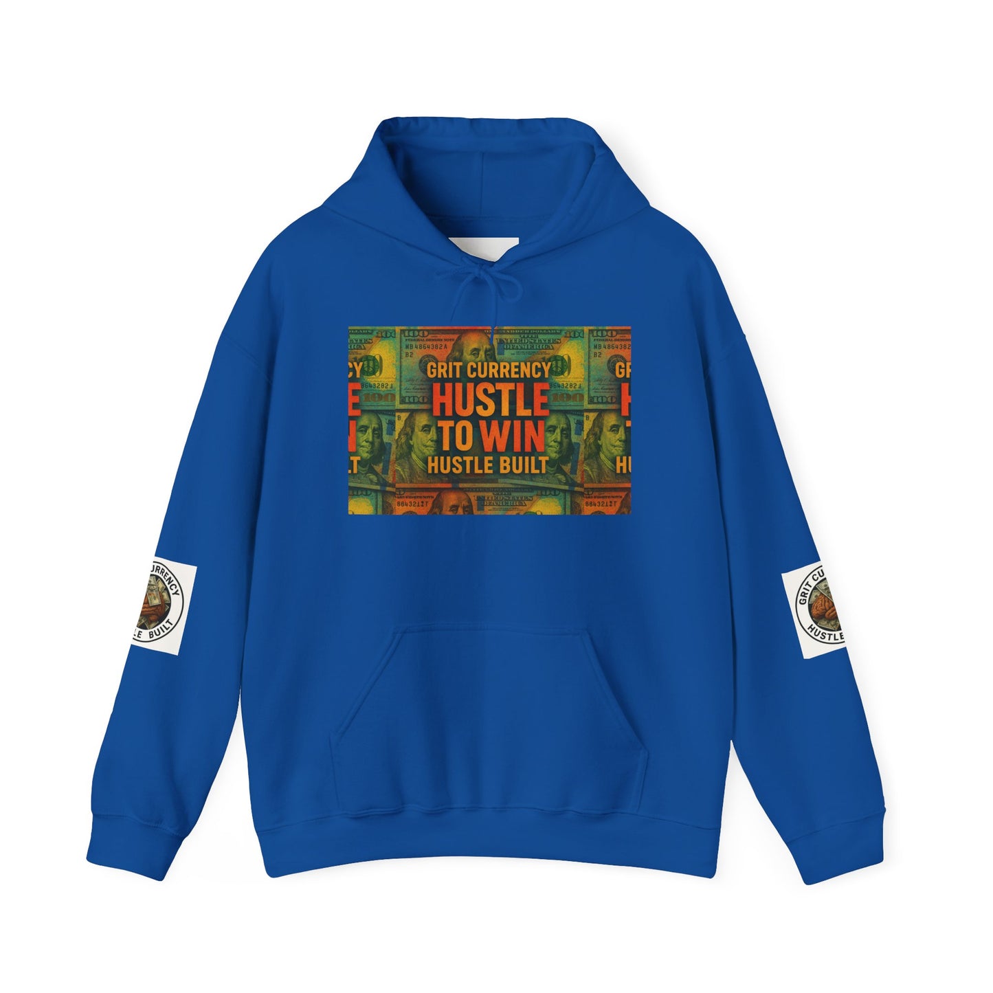 Unisex Hustle & Grit Hoodie - Motivational Sweatshirt for Dreamers, Perfect Gift for Entrepreneurs, Casual Wear, Workout Gear, [...]