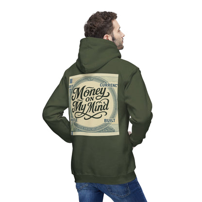 Unisex Hooded Sweatshirt with 'Money on My Mind' Design, Cozy Fashion for Hustlers, Gift for Entrepreneurs, Casual Wear, Motivational [...]