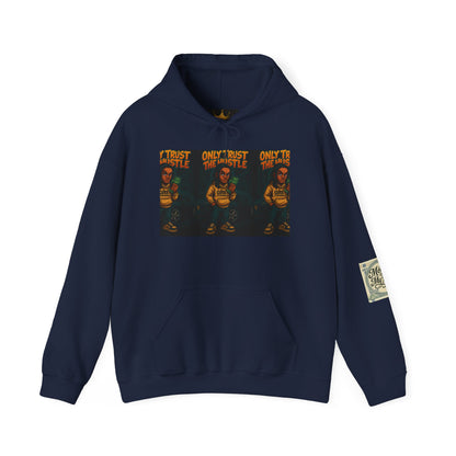 Grit Currency Hoodie, Motivational Sweatshirt, Hustle Built Apparel, Unisex Casual Wear, Gift for Entrepreneurs