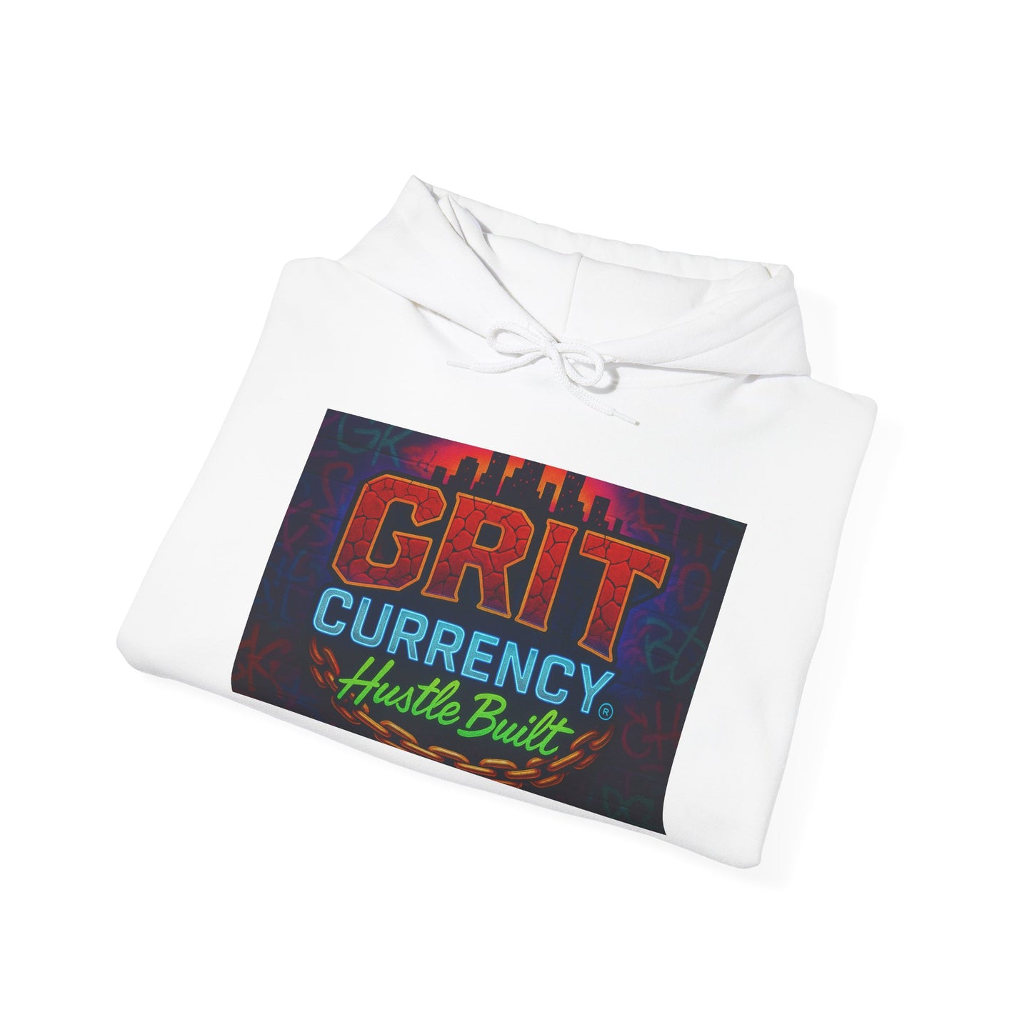 Hooded Sweatshirt with Grit City Design