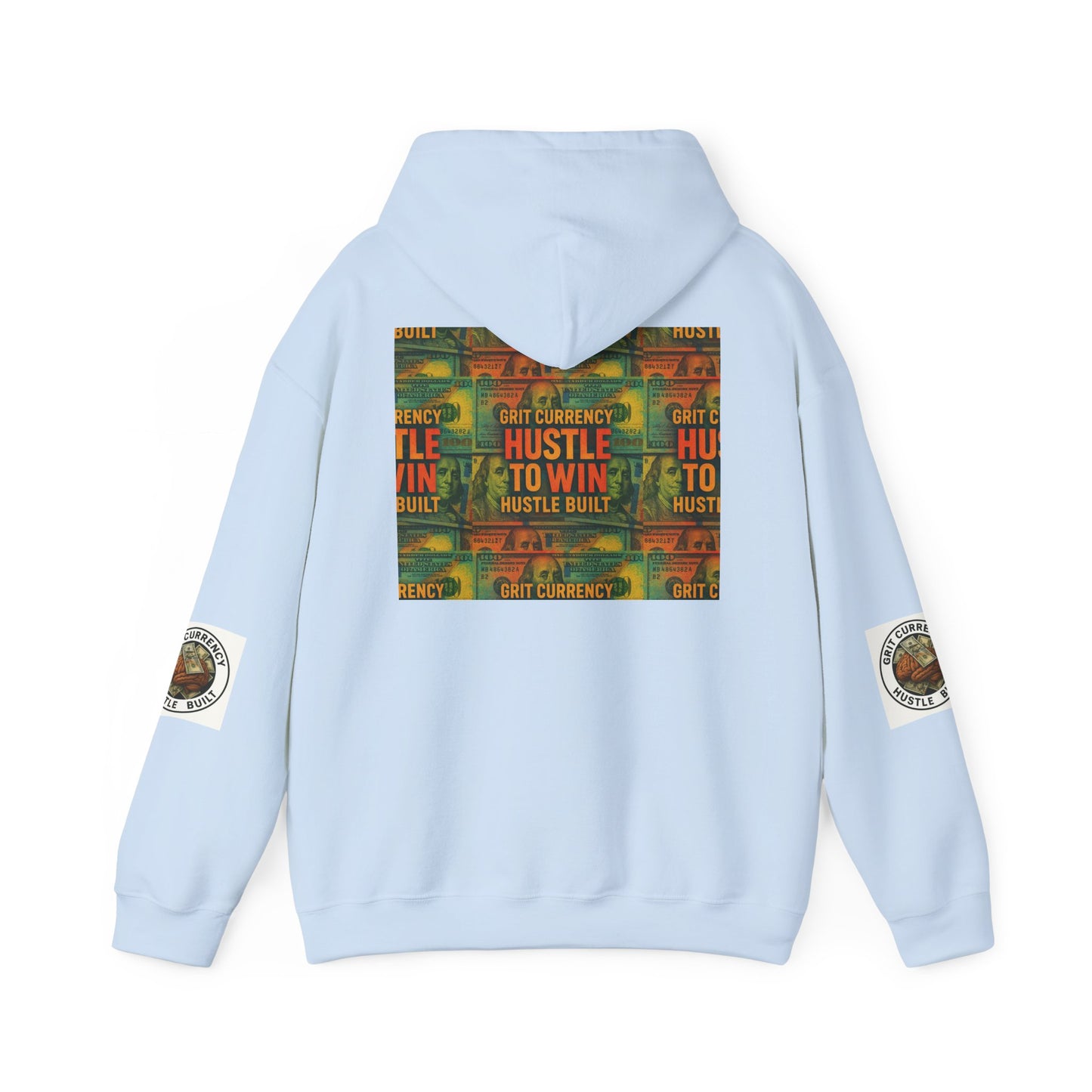 Unisex Hustle & Grit Hoodie - Motivational Sweatshirt for Dreamers, Perfect Gift for Entrepreneurs, Casual Wear, Workout Gear, [...]