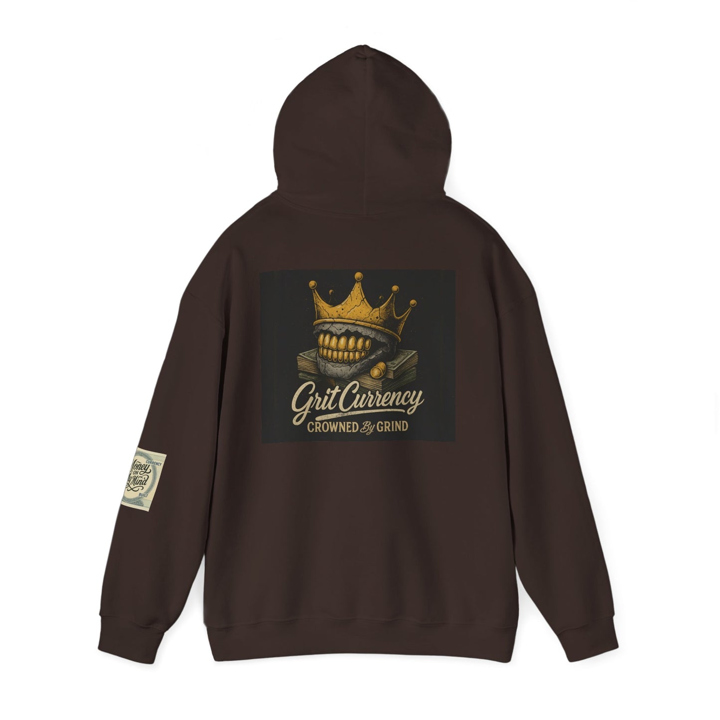 Crowned Grind Sweatshirt - Unisex Heavy Blend™ Hoodie, Streetwear, Cozy Gift, Unique Design, Casual Fashion, Everyday Wear