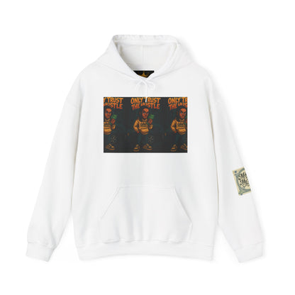 Grit Currency Hoodie, Motivational Sweatshirt, Hustle Built Apparel, Unisex Casual Wear, Gift for Entrepreneurs
