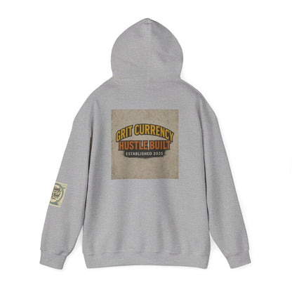 Grit Currency Hoodie, Motivational Sweatshirt, Hustle Built Apparel, Unisex Casual Wear, Gift for Entrepreneurs