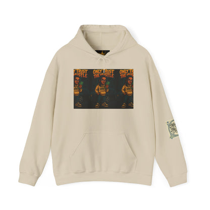 Grit Currency Hoodie, Motivational Sweatshirt, Hustle Built Apparel, Unisex Casual Wear, Gift for Entrepreneurs