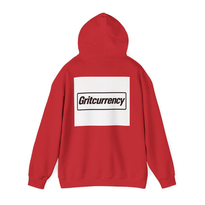 Gritcurrency Hoodie - Unisex Heavy Blend Sweatshirt, Motivational Apparel, Cozy Gift, All-Season Layer, Casual Style