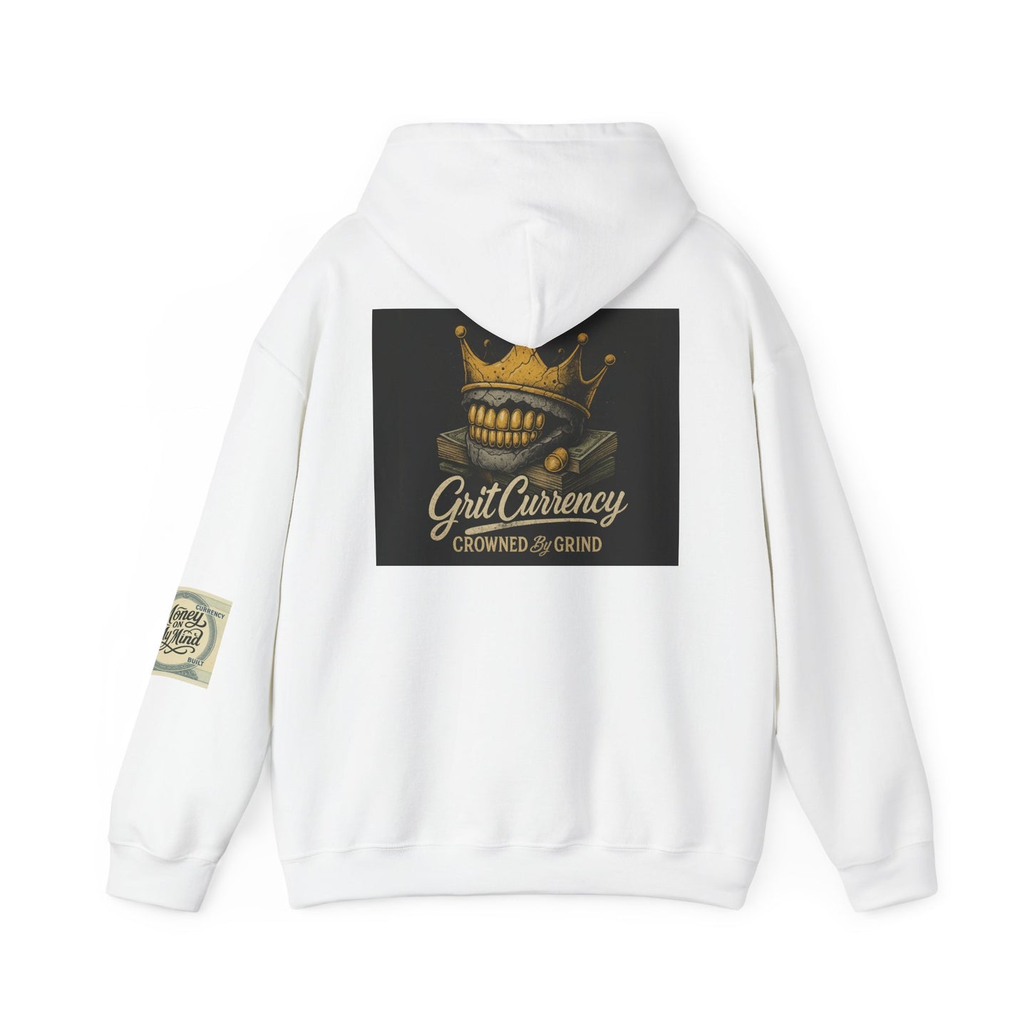 Crowned Grind Sweatshirt - Unisex Heavy Blend™ Hoodie, Streetwear, Cozy Gift, Unique Design, Casual Fashion, Everyday Wear