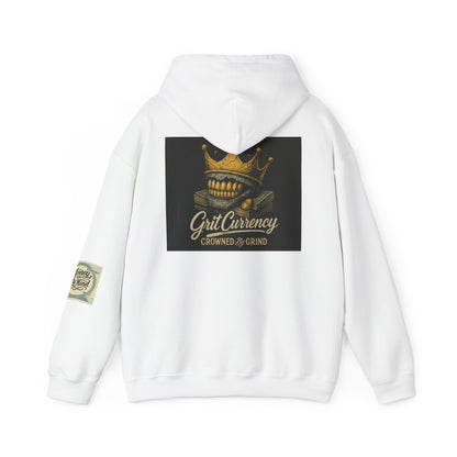 Crowned Grind Sweatshirt - Unisex Heavy Blend™ Hoodie, Streetwear, Cozy Gift, Unique Design, Casual Fashion, Everyday Wear