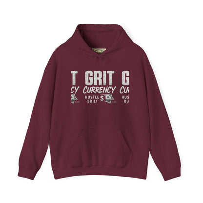 Gritcurrency Hoodie - Unisex Heavy Blend Sweatshirt, Motivational Apparel, Cozy Gift, All-Season Layer, Casual Style