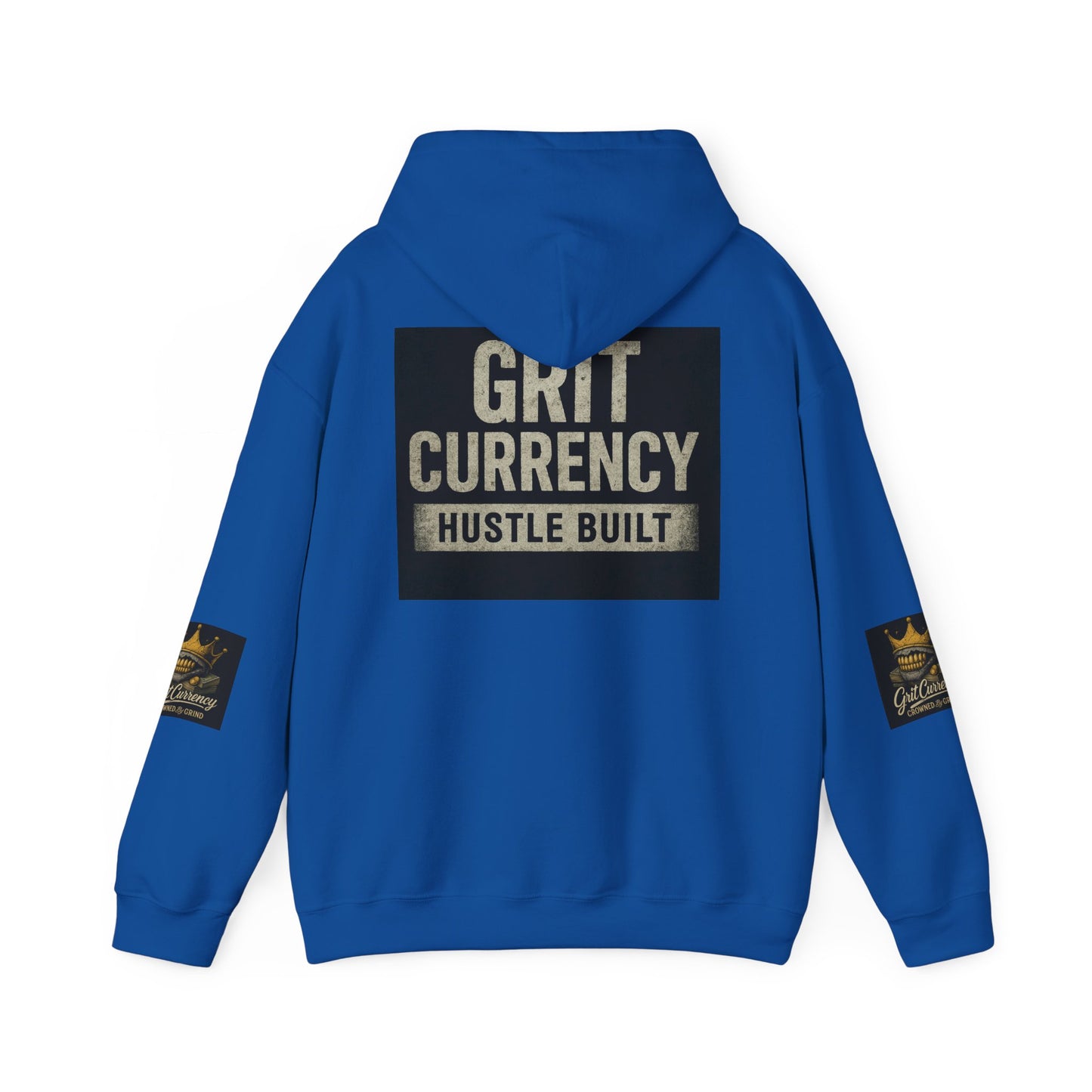 Unisex Grit Currency Sweatshirt - Hustle Built Pullover, Motivational Hoodie, Streetwear Fashion, Gift for Entrepreneurs, Cozy Apparel