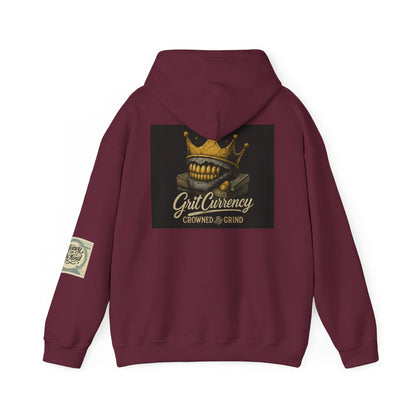 Crowned Grind Sweatshirt - Unisex Heavy Blend™ Hoodie, Streetwear, Cozy Gift, Unique Design, Casual Fashion, Everyday Wear