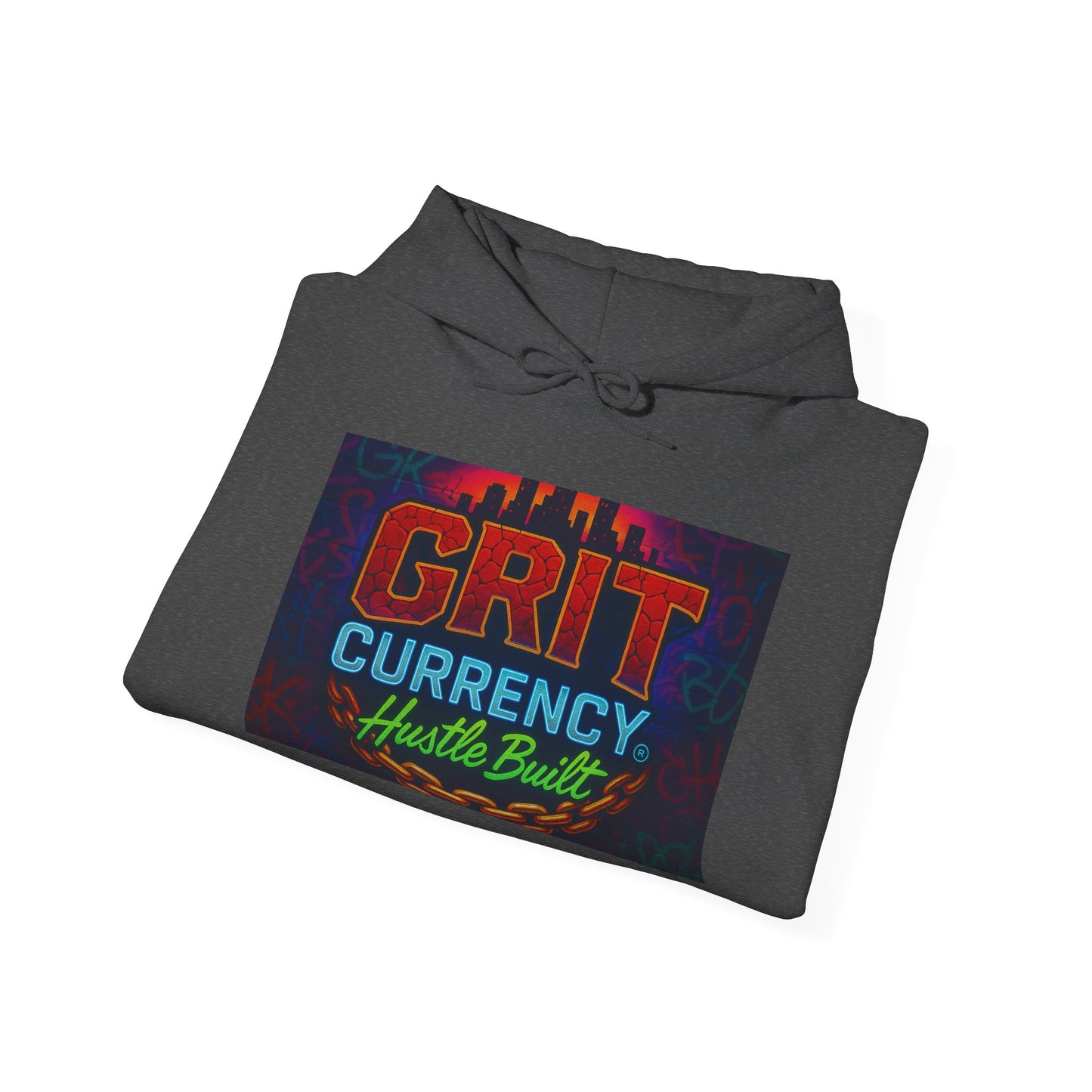 Hooded Sweatshirt with Grit City Design