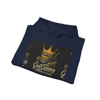 Crowned Grind Sweatshirt - Unisex Heavy Blend™ Hoodie, Streetwear, Cozy Gift, Unique Design, Casual Fashion, Everyday Wear