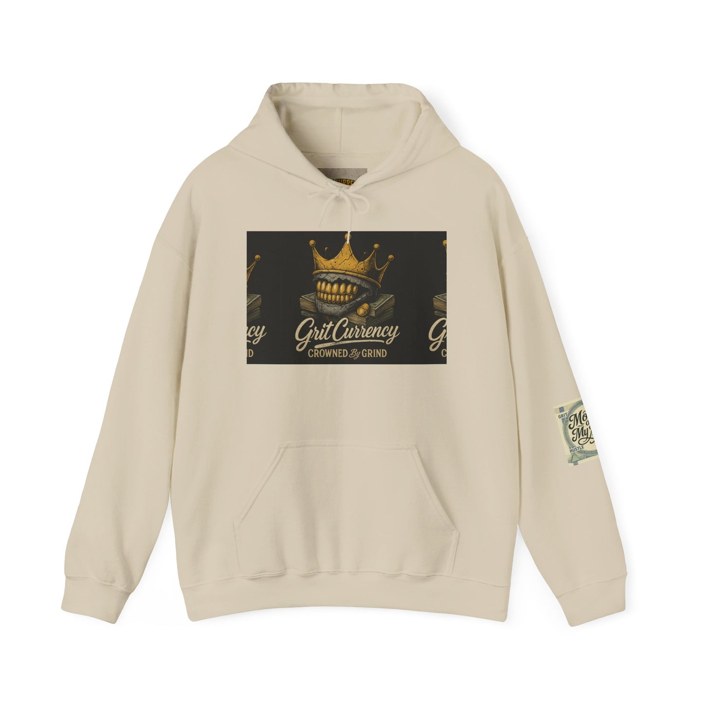 Crowned Grind Sweatshirt - Unisex Heavy Blend™ Hoodie, Streetwear, Cozy Gift, Unique Design, Casual Fashion, Everyday Wear