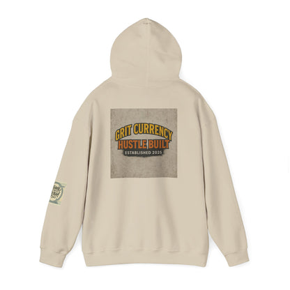 Grit Currency Hoodie, Motivational Sweatshirt, Hustle Built Apparel, Unisex Casual Wear, Gift for Entrepreneurs