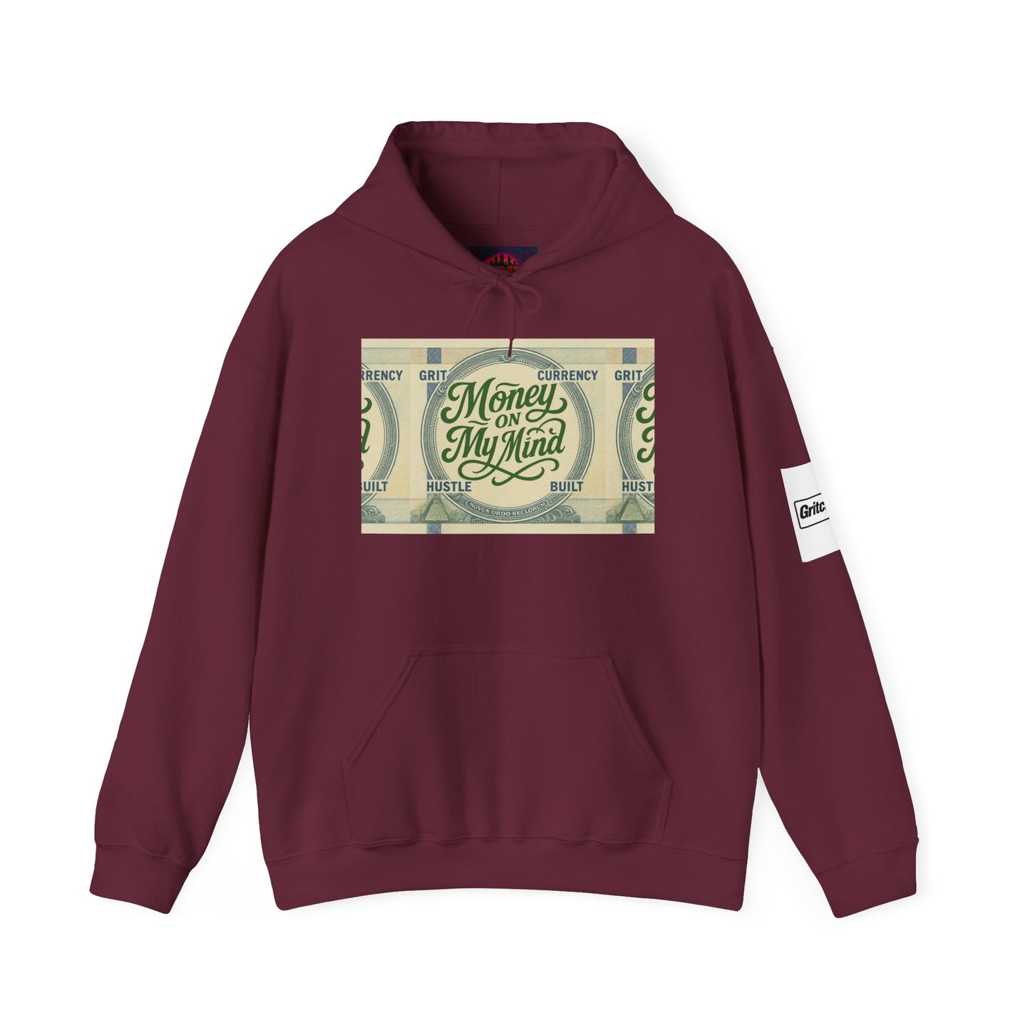 Money on My Mind Hooded Sweatshirt, Unisex Hoodie, Casual Wear, Gift for Him/Her, Trendy Streetwear, Cozy Layering