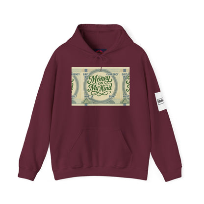 Money on My Mind Hooded Sweatshirt, Unisex Hoodie, Casual Wear, Gift for Him/Her, Trendy Streetwear, Cozy Layering