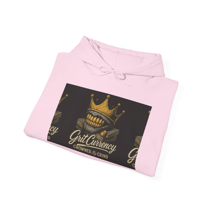 Crowned Grind Sweatshirt - Unisex Heavy Blend™ Hoodie, Streetwear, Cozy Gift, Unique Design, Casual Fashion, Everyday Wear