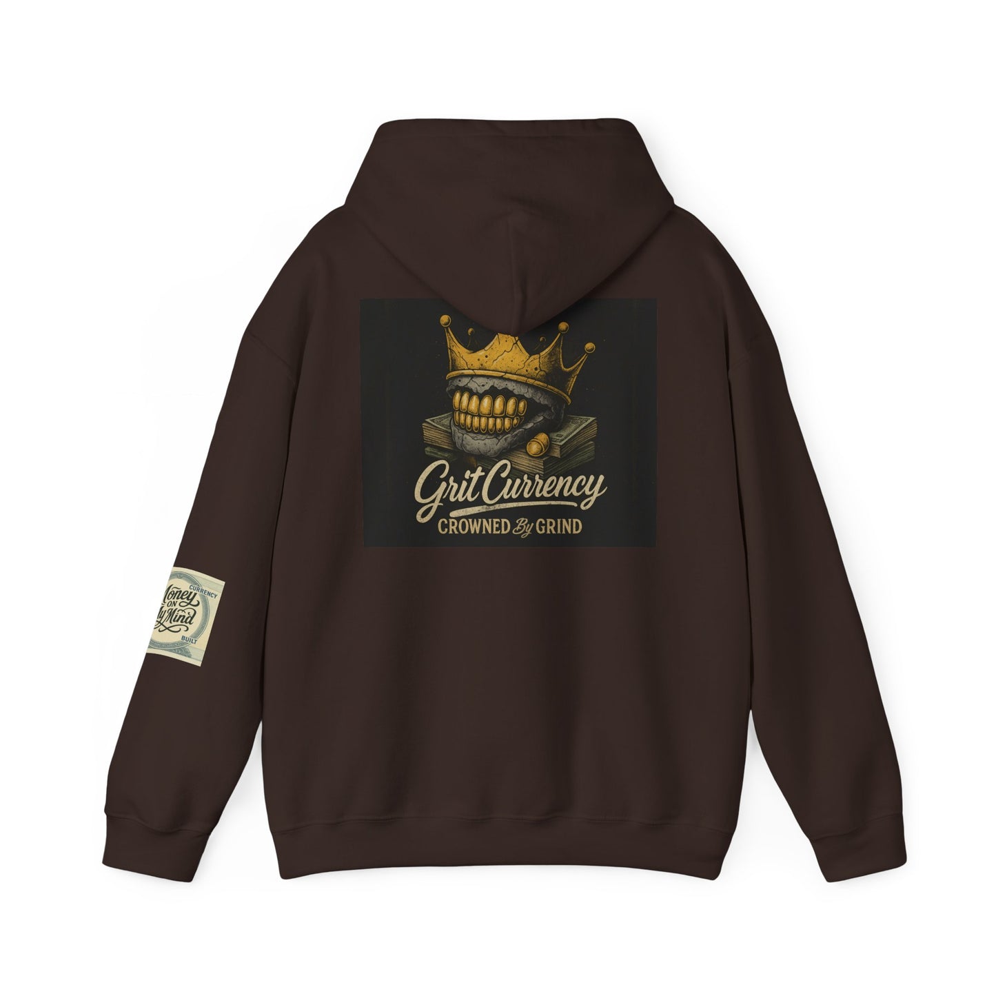 Crowned Grind Sweatshirt - Unisex Heavy Blend™ Hoodie, Streetwear, Cozy Gift, Unique Design, Casual Fashion, Everyday Wear