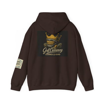 Crowned Grind Sweatshirt - Unisex Heavy Blend™ Hoodie, Streetwear, Cozy Gift, Unique Design, Casual Fashion, Everyday Wear