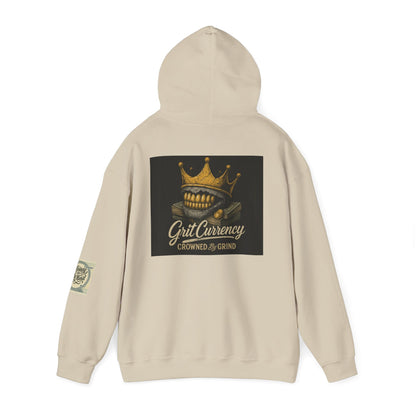 Crowned Grind Sweatshirt - Unisex Heavy Blend™ Hoodie, Streetwear, Cozy Gift, Unique Design, Casual Fashion, Everyday Wear